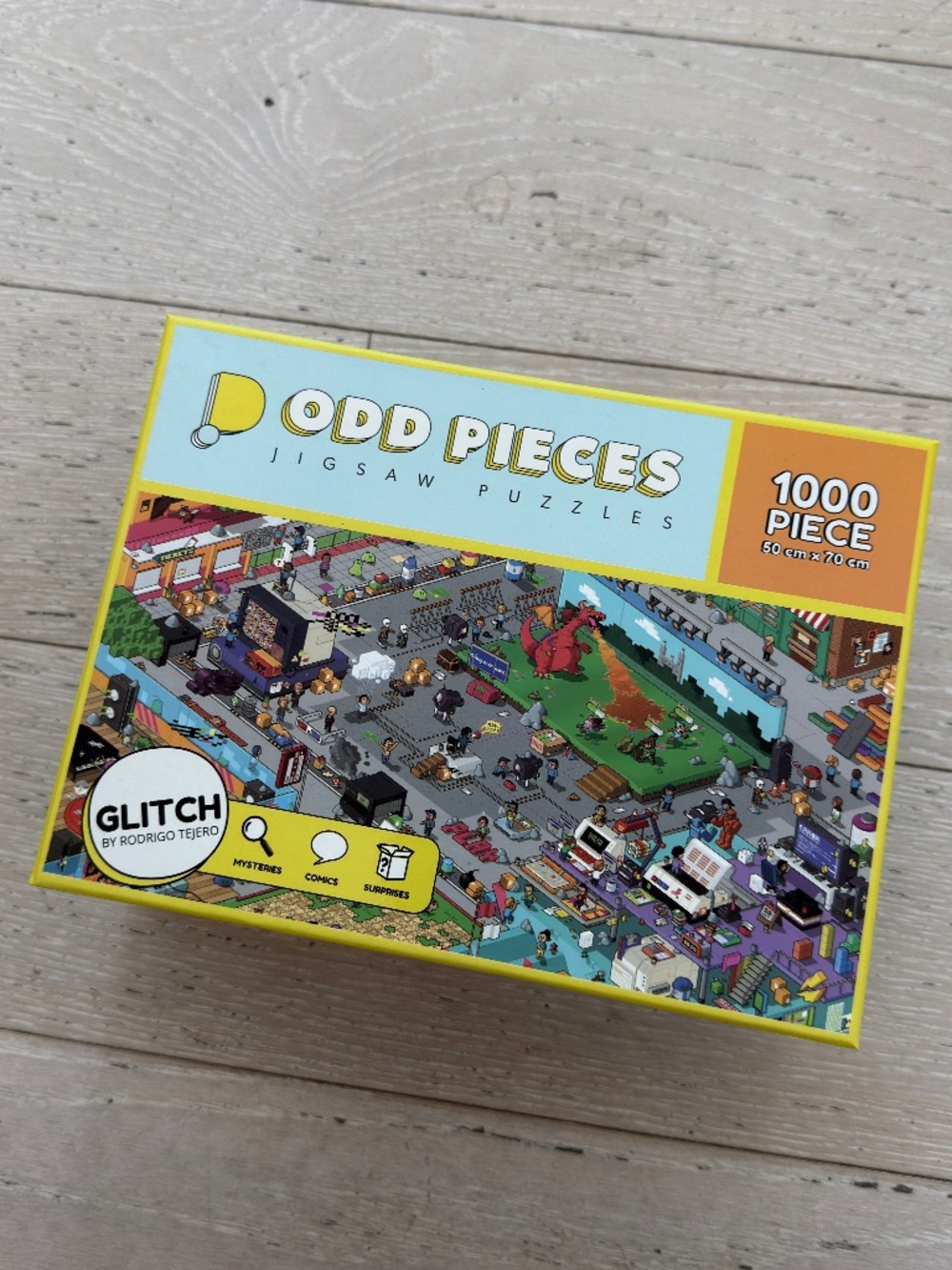 1000-piece Odd Pieces jigsaw puzzle "glitch"